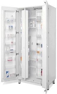 Storage cabinet / for veterinary clinics / pharmacy AR001 Lory Progetti Veterinari