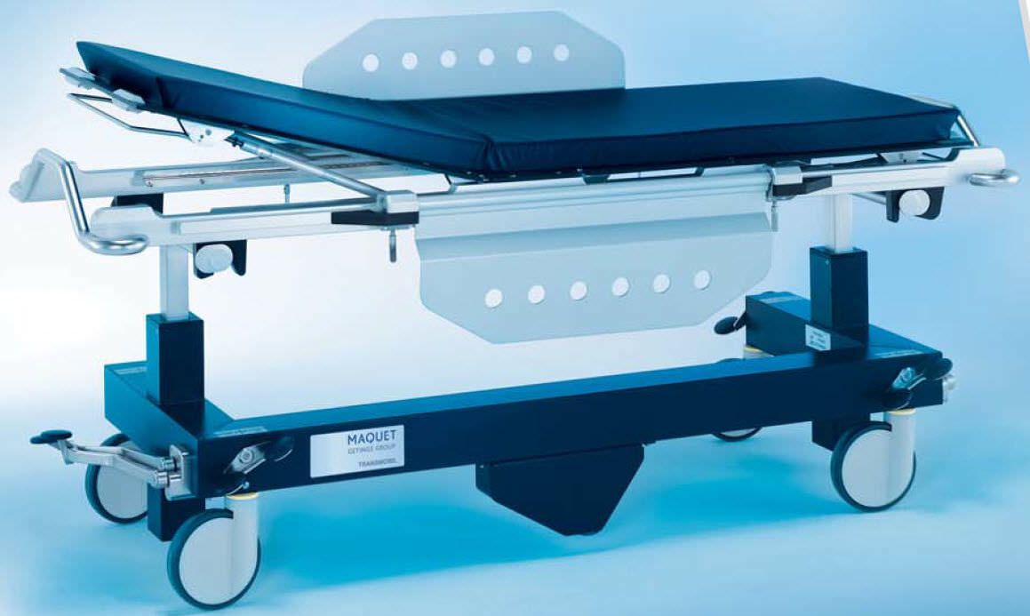 Transport stretcher trolley / height-adjustable / electro-hydraulic / 2-section TRANSLIFE MAQUET
