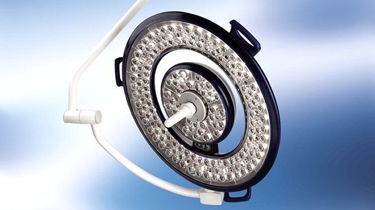 LED surgical light / ceiling-mounted / 1-arm H LED MAQUET