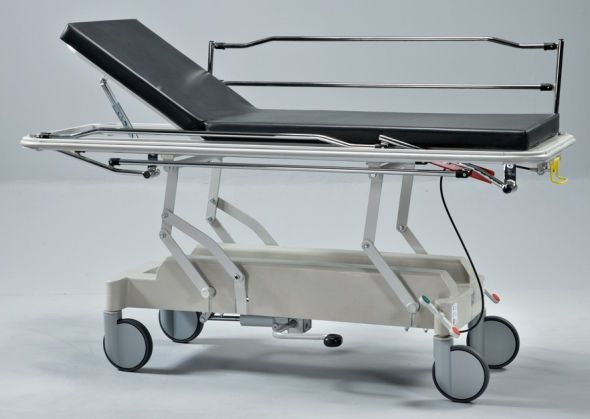 Trauma stretcher trolley / emergency / mechanical / 2-section D-2624 Detaysan Madeni Esya