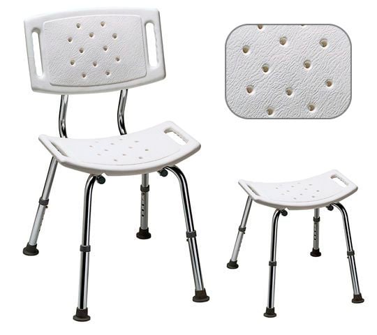 Shower chair / with backrest / height-adjustable max. 100 kg | W1600, W1610 Thuasne