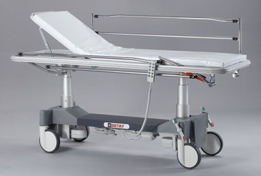 Transport stretcher trolley / height-adjustable / electrical / 2-section D-2625 Detaysan Madeni Esya