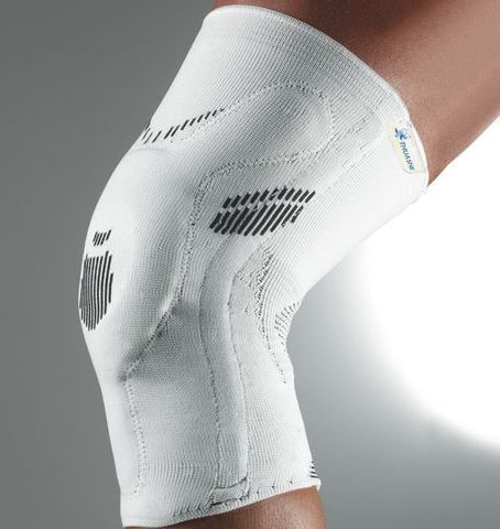 Knee sleeve (orthopedic immobilization) / with patellar buttress / with flexible stays Genu Pro Activ Thuasne