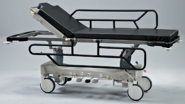 Transport stretcher trolley / height-adjustable / hydraulic / 2-section D-202629 Detaysan Madeni Esya