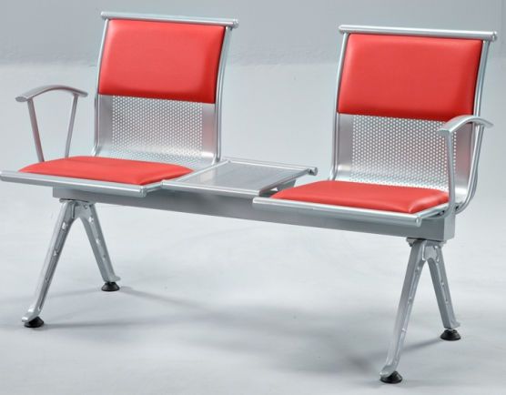 Beam chair / for waiting room / with table / 2 seater D-6640 Detaysan Madeni Esya