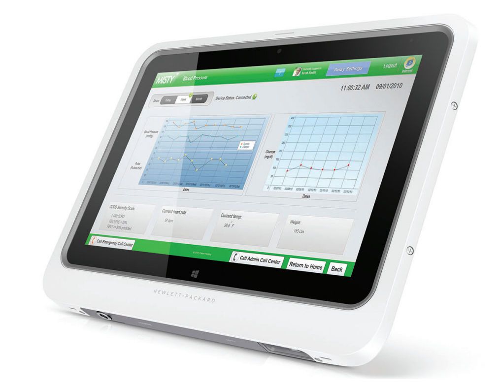 Waterproof medical tablet PC / rugged ElitePad Hewlett-Packard