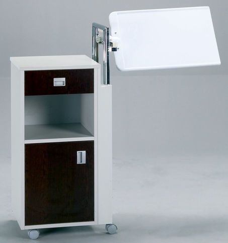 Bedside table with integrated over-bed table / on casters D-203321 Detaysan Madeni Esya