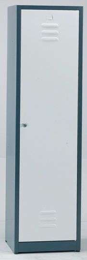 Medical cabinet / patient room / with clothes rack / 1-door D-120 Detaysan Madeni Esya