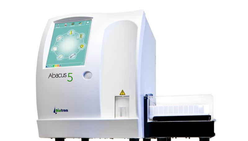 Automatic hematology analyzer / 24-parameter / leukocyte distribution / compact 60 tests/h | Abacus 5 Diatron Group