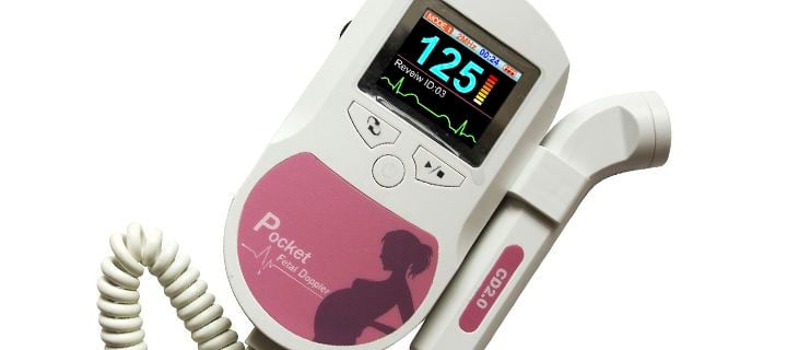 Fetal doppler / pocket / with heart rate monitor 50 - 240 bpm, 2 MHz | Sonoline C2 Contec Medical Systems