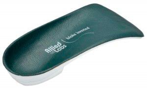 3-4 length orthopedic insole with heel pad Blake Inverted Allied OSI Labs