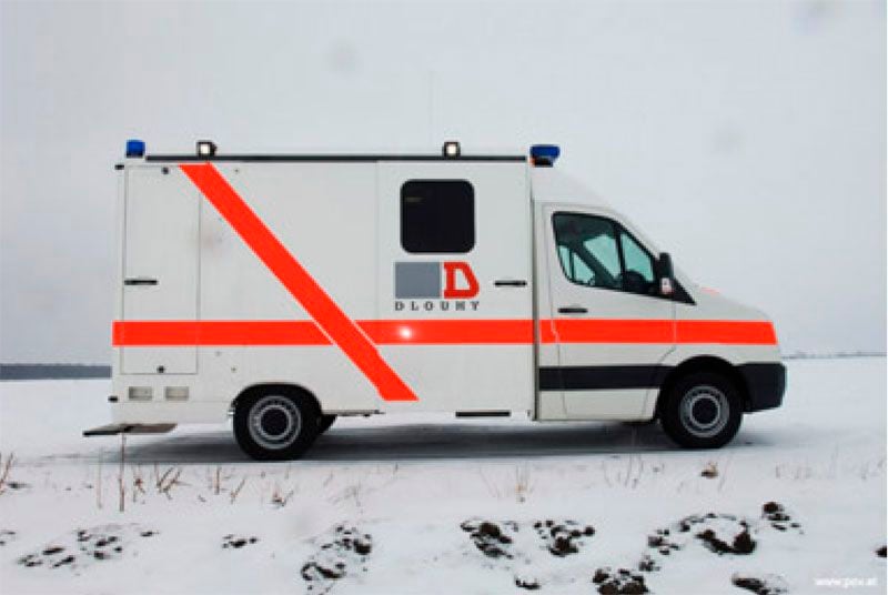 Emergency medical ambulance / box VW Crafter Dlouhy , Fahrzeugbau