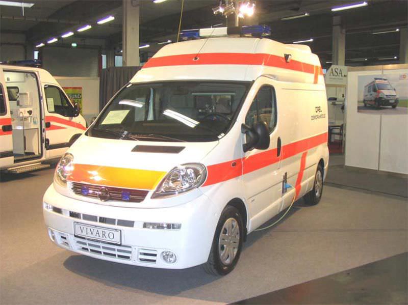 Transport medical ambulance / van Opel Vivaro Dlouhy , Fahrzeugbau