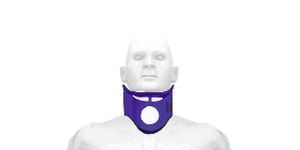 Adjustable-size emergency cervical collar / with tracheal opening / 1-piece Nec York Spencer Italia