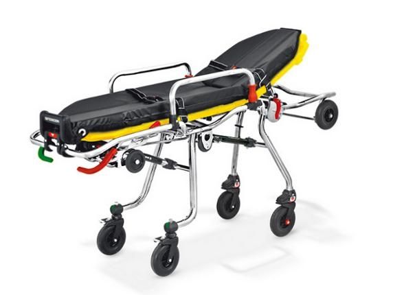 Transport stretcher trolley / height-adjustable / self-loading / pneumatic 250 kg | Crossover Spencer Italia