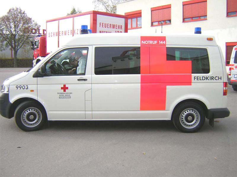 Transport medical ambulance / van VW T5 MD Dlouhy , Fahrzeugbau