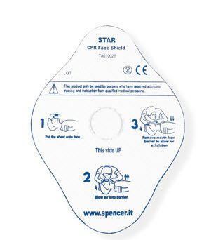 Mouth-to-mouth face shield / resuscitation Star Mask Spencer Italia