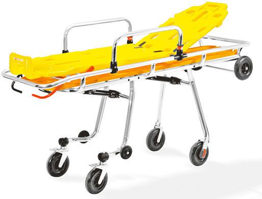 Rescue stretcher trolley / height-adjustable / pneumatic / 2-section 160, 170 kg | Carrera Spencer Italia