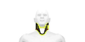 Adjustable-size emergency cervical collar / with tracheal opening / 1-piece Nec Up Spencer Italia