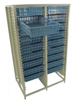 Storage cabinet / medical / for healthcare facilities / with basket CWSH CRAVEN