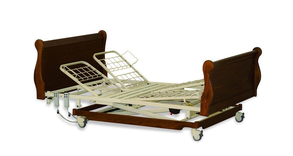 Homecare bed / electrical / height-adjustable / 4 sections LOUIS-PHILLIPE HMS-VILGO