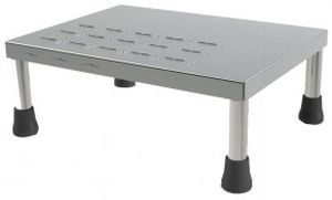 1-step step stool / stainless steel OP CRAVEN