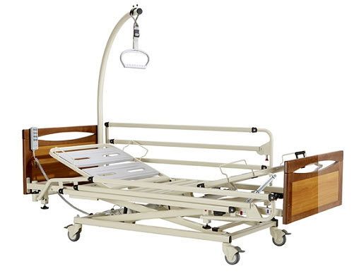 Nursing home bed / electrical / on casters / height-adjustable EURO 3000 SECURIS HMS-VILGO