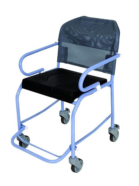 Shower chair / on casters / with armrests NOUMÉA 80 HMS-VILGO