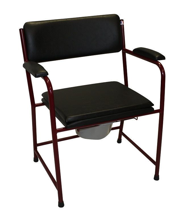Commode chair / with armrests / with bucket / bariatric GR 10 FORTISSIMO HMS-VILGO