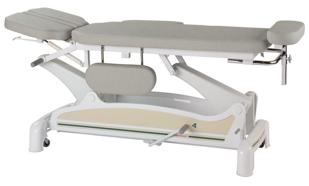 Hydraulic examination table / on casters / height-adjustable / 2-section C-3735-M24 Ecopostural