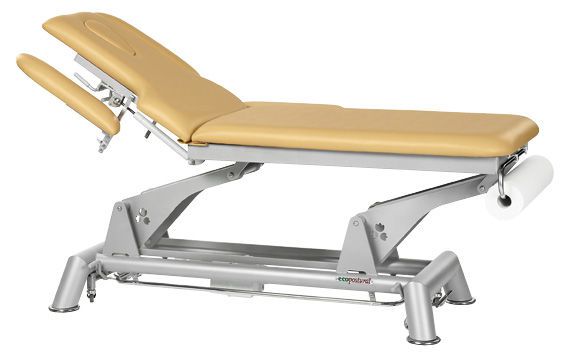 Electrical examination table / height-adjustable / on casters / 2-section C-5083-M44 Ecopostural