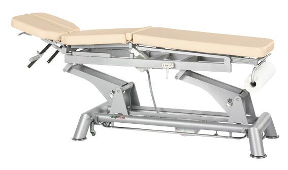 Electrical examination table / height-adjustable / on casters / 3-section C-5091-M16 Ecopostural