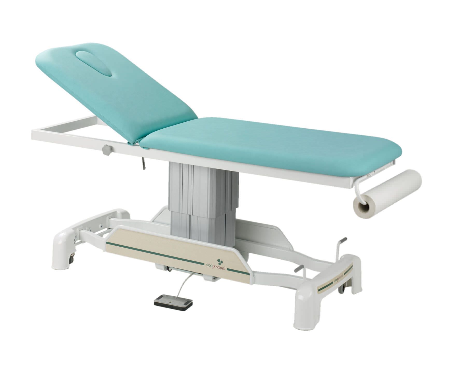 Electrical examination table / height-adjustable / 2-section C-6023-M44 Ecopostural