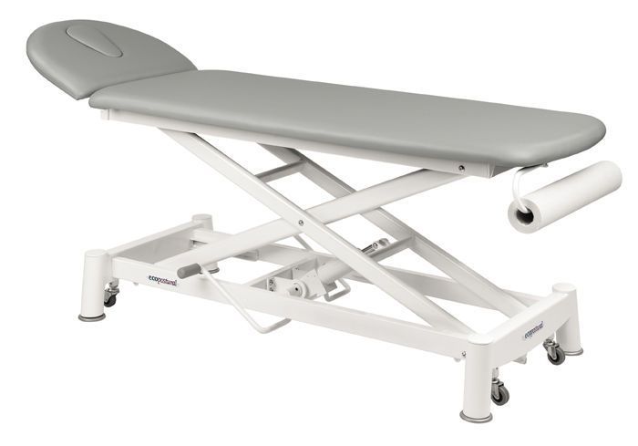 Hydraulic examination table / height-adjustable / on casters / 2-section C-7728-M48 Ecopostural