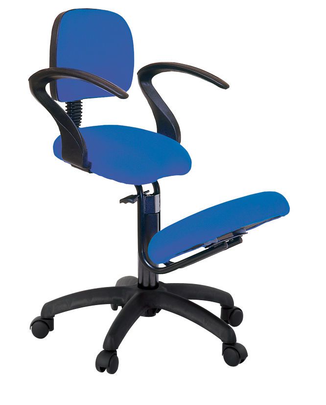 Kneeling chair / with armrests / on casters / with backrest S-2603 Ecopostural