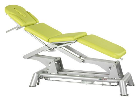 Electrical examination table / height-adjustable / on casters / 4-section C-5078-M46 Ecopostural
