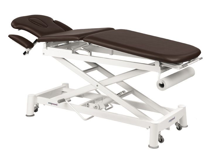 Hydraulic examination table / on casters / height-adjustable / 3-section C-7730-M47 Ecopostural
