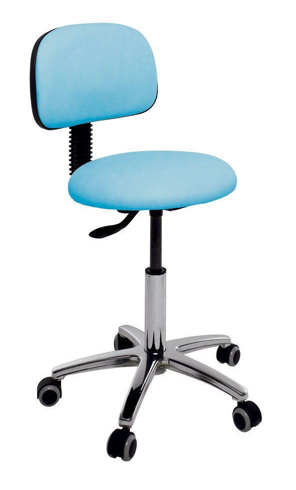 Medical stool / on casters / height-adjustable / with backrest S-4609 Ecopostural