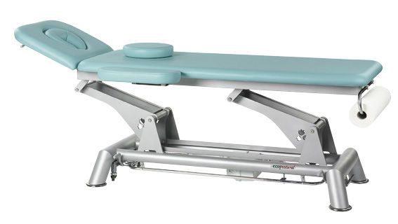 Electrical examination table / height-adjustable / on casters / 2-section C-5024-M48 Ecopostural