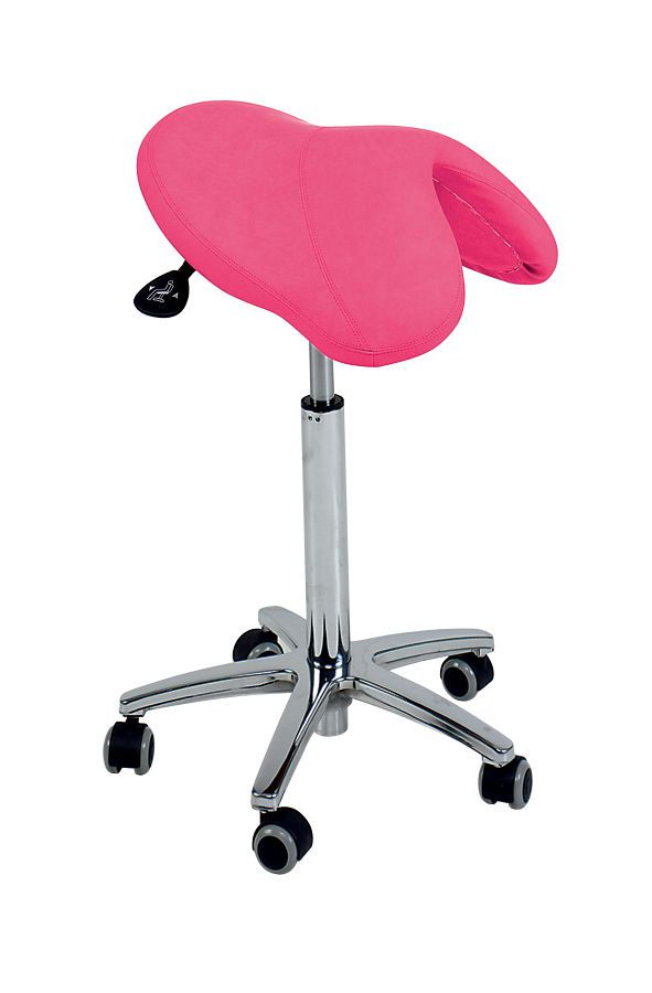 Medical stool / height-adjustable / on casters / saddle seat S-3660 Ecopostural