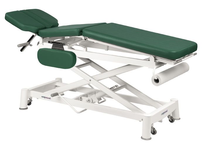 Hydraulic examination table / height-adjustable / on casters / 3-section C-7790-M16 Ecopostural