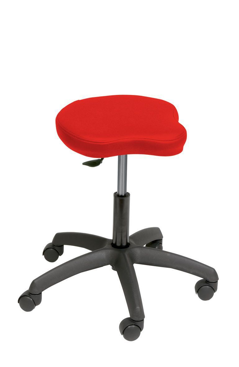 Medical stool / height-adjustable / on casters / T seat S-2640 Ecopostural