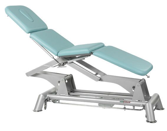 Electrical examination table / height-adjustable / on casters / 4-section C-5077-M46 Ecopostural