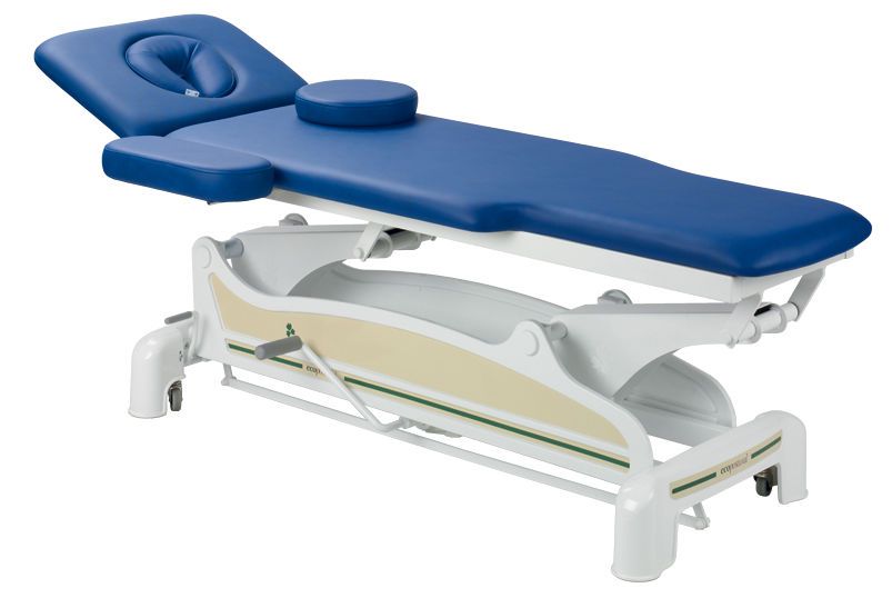 Hydraulic examination table / height-adjustable / on casters / 2-section C-3763-M48 Ecopostural