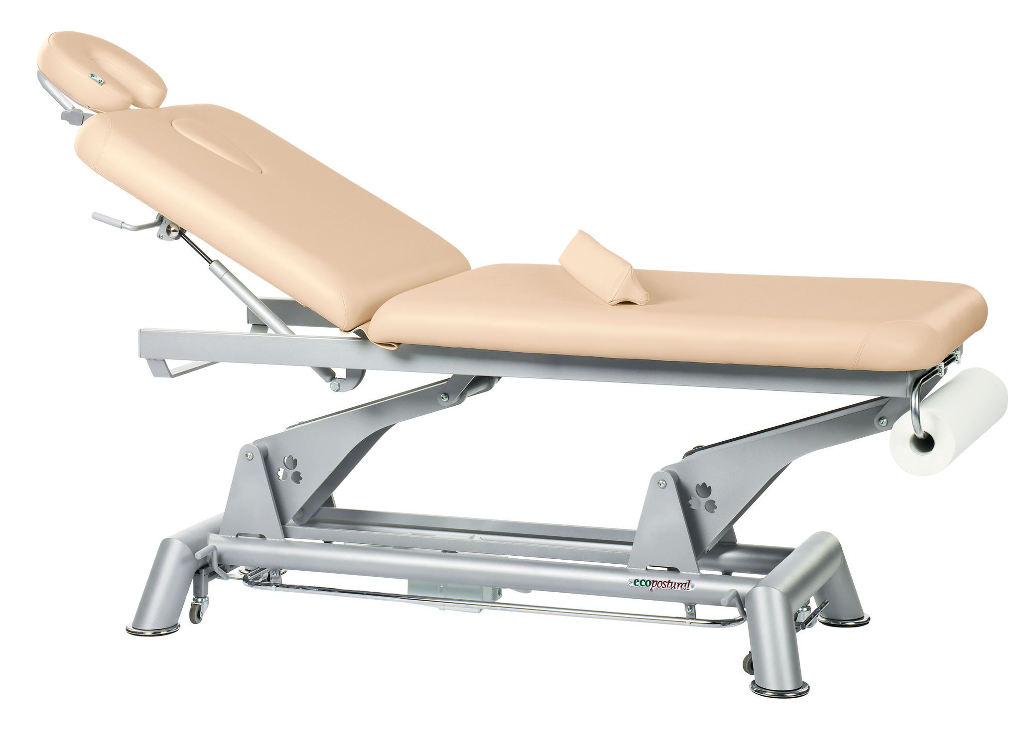 Electrical examination table / height-adjustable / on casters / 2-section C-5002-M64 Ecopostural