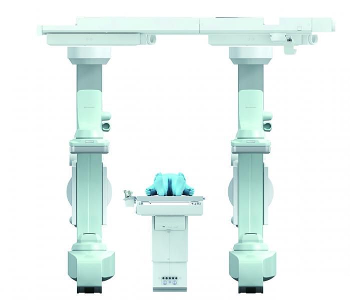 Fluoroscopy system (X-ray radiology) / for diagnostic fluoroscopy / with C-arm BRANSIST alexa C12 Shimadzu Europe