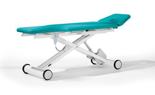 Electrical massage table / on casters / height-adjustable / 1 section SOLID E2 Osteo HWK - Medizintechnik