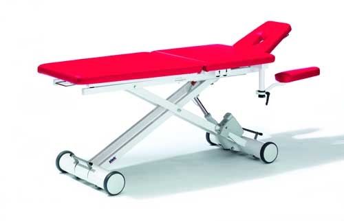 Pneumatic massage table / height-adjustable / on casters / 3 sections SOLID SOLID E5 / A5 / H5 HWK - Medizintechnik