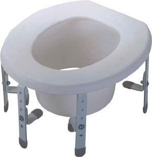 Height-adjustable raised toilet seat APC-7500 Apex Health Care