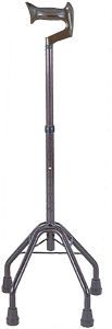 Quadripod walking stick / with offset handle / height-adjustable APC-31140 Apex Health Care